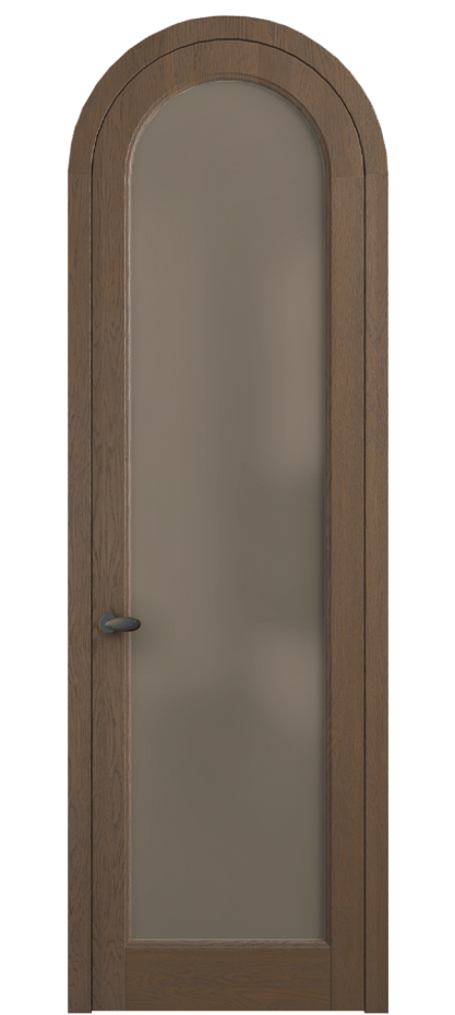 Межкомнатная дверь Palazzo 6814 Дуб туманный матовый Сатинированное бронзовое стекло, триплекс Цена 11000 Br | Volhovec