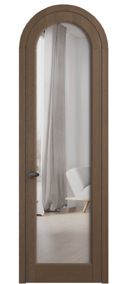 Межкомнатная дверь Palazzo 6814 Дуб туманный матовый Двустороннее зеркало, триплекс Цена 11100 Br | Volhovec