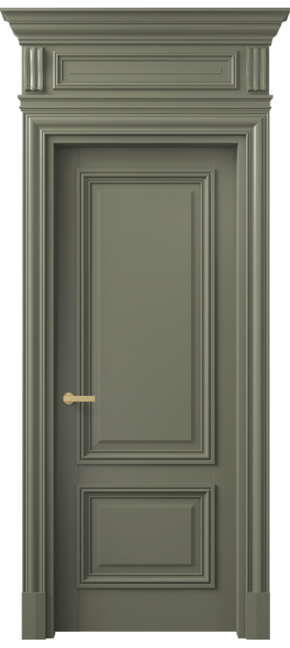 Межкомнатная дверь Антик 7303 Матовый оливковый тёмный  Цена 8770 Br | Volhovec