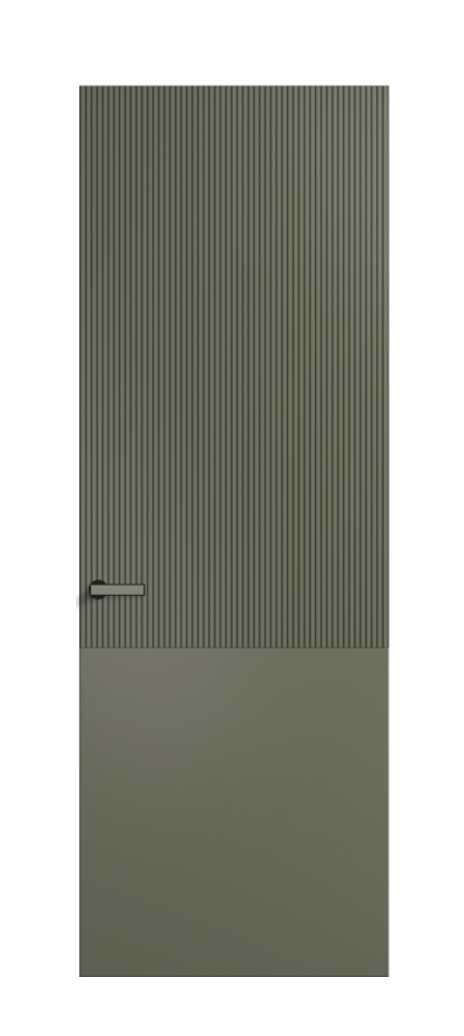 Межкомнатная дверь Velvet АКП 8205 Матовый оливковый тёмный. Цена 2900  | Volhovec