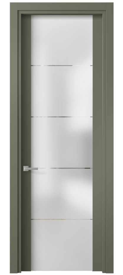 Дверь межкомнатная Планум 4114 Матовый оливковый тёмный Сатинированное стекло с гравировкой «КВАДРО», триплекс Гладкий наличник МОТ Цена 3220 Br Наличники уже входят в базовый комплект. Фабрика дверей Волховец 8 (800) 551 43 19 Межкомнатная дверь Планум 4114 Матовый оливковый тёмный Сатинированное стекло с гравировкой «КВАДРО», триплекс Цена 3220 Br | Volhovec
