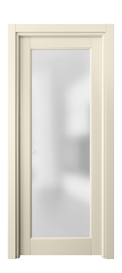 Межкомнатная дверь Toscana Elegante 6300 Бук марципановый Сатинированное стекло. Цена 3340 #CURRENCY# | Volhovec