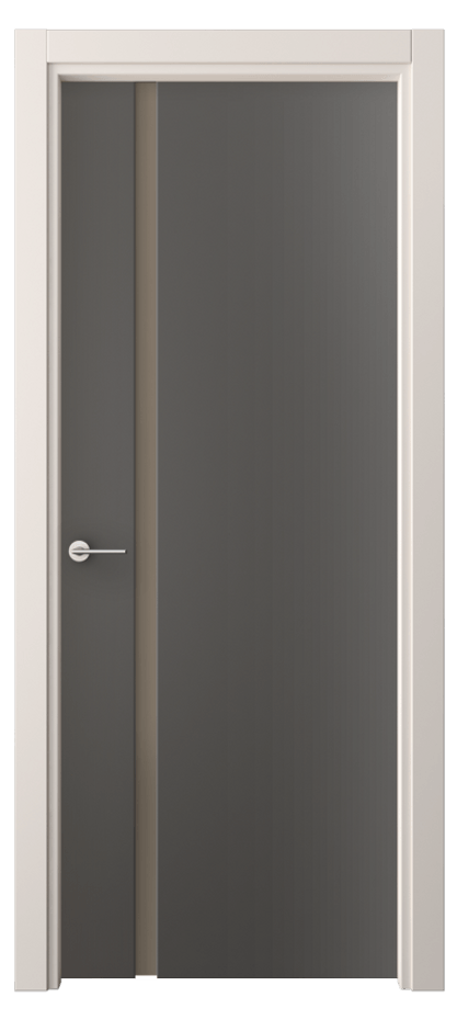 Межкомнатная дверь Freedom 4222 ПЭТ графитовый Сатинированное бронзовое стекло, триплекс Цена 1600 Br | Volhovec