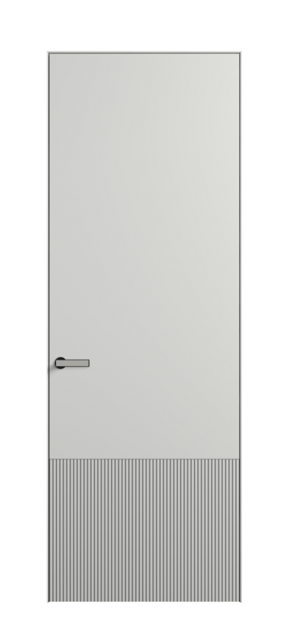 Межкомнатная дверь Вельвет АКП 8202 Матовый светло-серый. Цена 3800  | Volhovec