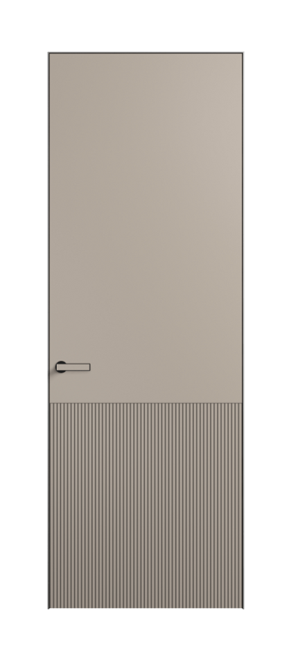 Дверь межкомнатная Velvet 8204 Матовый бисквитный. Скрытый короб Черный Цена 2600 . Фабрика дверей Волховец 8 (800) 551 43 19 Межкомнатная дверь Velvet 8204 Матовый бисквитный. Цена 2600 | Volhovec