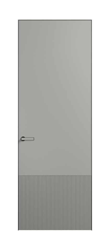 Межкомнатная дверь Velvet ПУ 8202 Матовый нейтральный серый. Цена 4300  | Volhovec