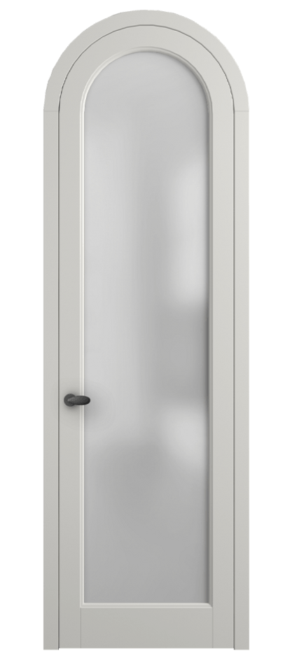 Межкомнатная дверь Palazzo 6814 Матовый серый Сатинированное стекло Цена 6700 Br | Volhovec