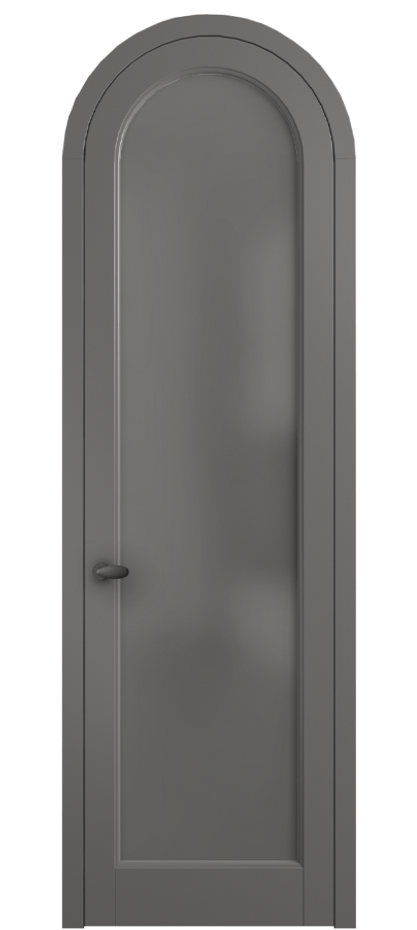 Межкомнатная дверь Palazzo 6814 Матовый классический серый Сатинированное серое стекло, триплекс Цена 6700 Br | Volhovec