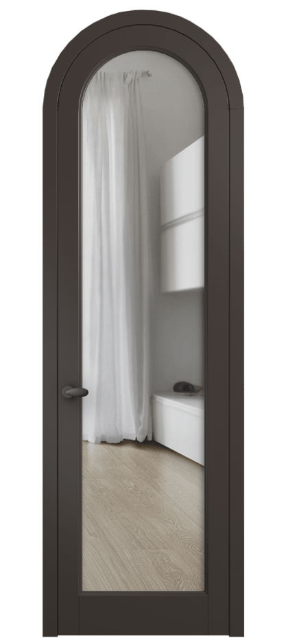 Дверь межкомнатная Palazzo 6814 Матовый антрацит Прозрачное стекло 0536R МАН Цена 6700 Br Наличники уже входят в базовый комплект. Фабрика дверей Волховец 8 (800) 551 43 19 Межкомнатная дверь Palazzo 6814 Матовый антрацит Прозрачное стекло Цена 6700 Br | Volhovec