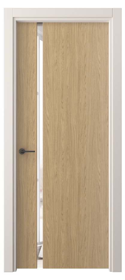 Межкомнатная дверь Фридом 4222 Жемчужный дуб Двустороннее зеркало, триплекс Цена 2000 Br | Volhovec