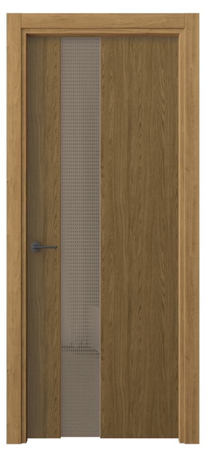 Межкомнатная дверь Freedom 4224 Торфяной дуб Бронзовое сатинированное стекло Вента Цена 2200 Br | Volhovec