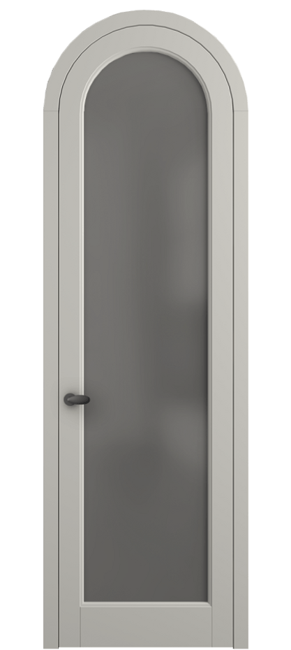 Межкомнатная дверь Палаццо 6814 Матовый тёплый серый Сатинированное серое стекло, триплекс Цена 6700 Br | Volhovec
