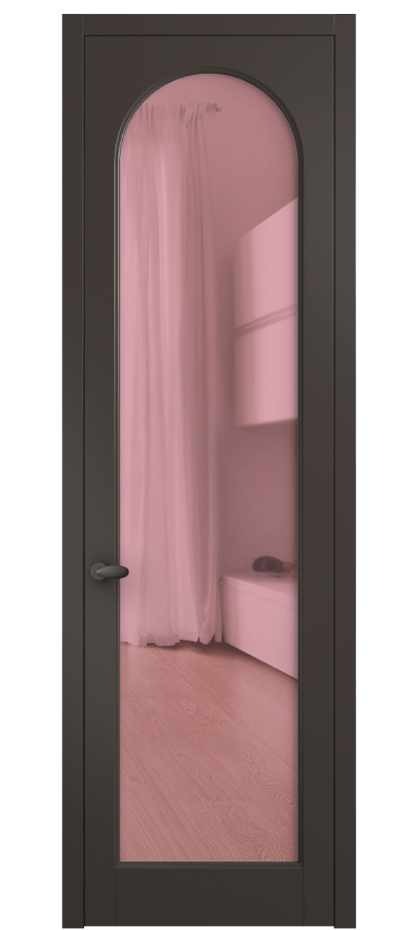 Дверь межкомнатная Palazzo 6804 Матовый антрацит Прозрачное розовое стекло, триплекс 0536 МАН Цена 5200 Br Наличники уже входят в базовый комплект. Фабрика дверей Волховец 8 (800) 551 43 19 Межкомнатная дверь Palazzo 6804 Матовый антрацит Прозрачное розовое стекло, триплекс Цена 5200 Br | Volhovec