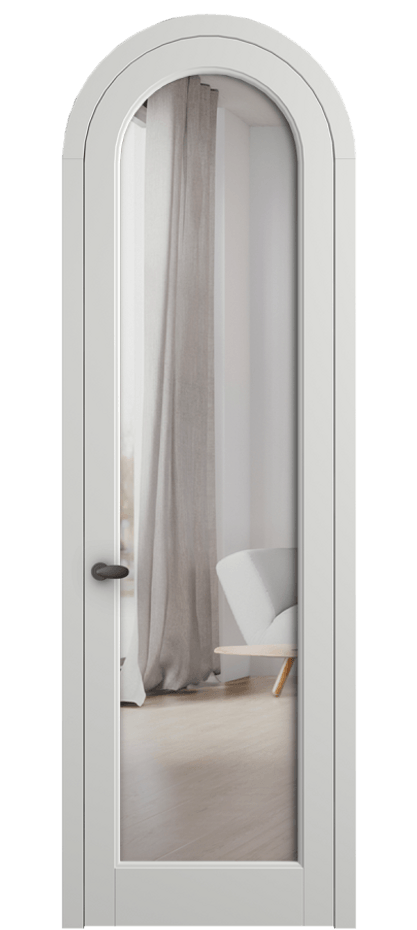 Дверь межкомнатная Palazzo 6814 Матовый светло-серый Двустороннее зеркало, триплекс 0536R МССР Цена 6800 Br Наличники уже входят в базовый комплект. Фабрика дверей Волховец 8 (800) 551 43 19 Межкомнатная дверь Palazzo 6814 Матовый светло-серый Двустороннее зеркало, триплекс Цена 6800 Br | Volhovec