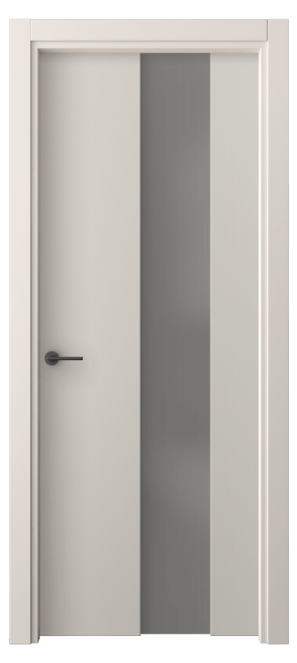 Межкомнатная дверь Freedom 4226 ПЭТ светло-серый Сатинированное серое стекло, триплекс, 8 мм Цена 1500 Br | Volhovec