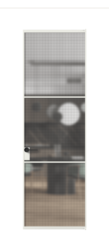 Алюминиевая дверь АЛПЛ040.03 Алюминий светло-серый Декоративное стекло с сеткой "Mesh silver", триплекс. Без короба АССР Цена 6920 Стоимость комплекта двери включает:
1. Полотно (600/650/700/750/800/850/900/950*2000-2400 мм).
2. Короб
3. Комплект фурнитуры (2 торцевые петли и магнитный замок с ответной планкой). Фабрика дверей Волховец 8 (800) 551 43 19 Алюминиевая дверь АЛПЛ040.03 Алюминий светло-серый Декоративное стекло с сеткой "Mesh silver", триплекс Цена 6920 | Volhovec