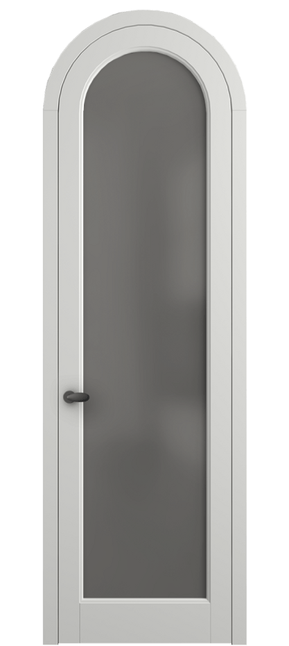 Межкомнатная дверь Palazzo 6814 Матовый светло-серый Сатинированное серое стекло, триплекс Цена 6700 Br | Volhovec