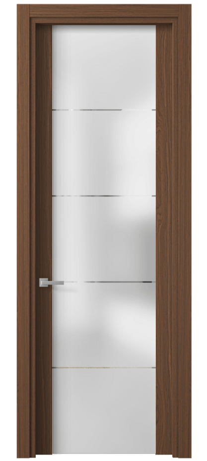 Межкомнатная дверь Planum 4114 Экзотик винный матовый Сатинированное стекло с гравировкой «КВАДРО», триплекс Цена 3860 Br | Volhovec