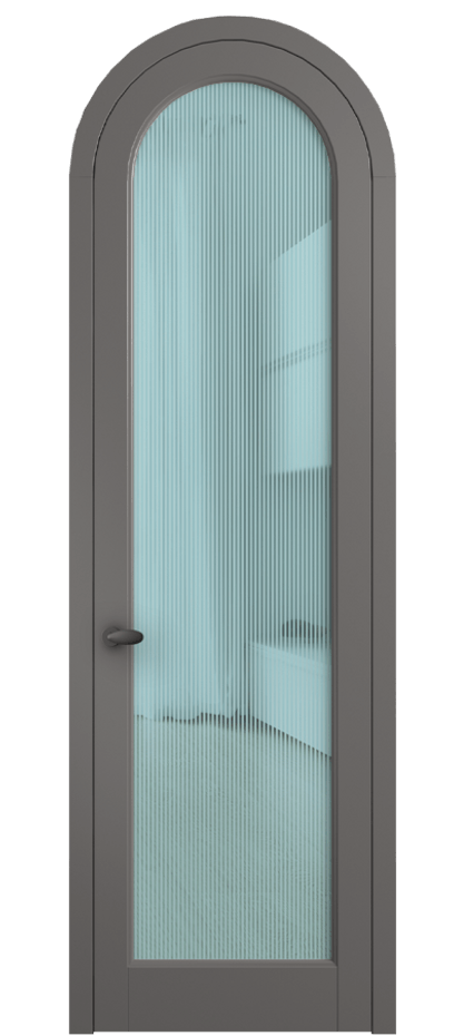 Дверь межкомнатная Palazzo 6814 Матовый классический серый Рифлёное голубое стекло "Дюна", триплекс, 8 мм 0536R МКЛС Цена 6600 Br Наличники уже входят в базовый комплект. Фабрика дверей Волховец 8 (800) 551 43 19 Межкомнатная дверь Palazzo 6814 Матовый классический серый Рифлёное голубое стекло "Дюна", триплекс, 8 мм Цена 6600 Br | Volhovec
