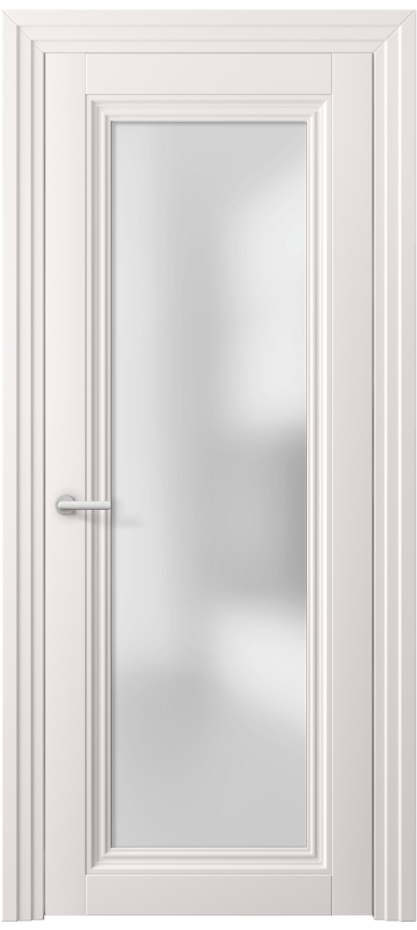 Межкомнатная дверь Центро 2502 ПЭТ кремово-серый Сатинированное стекло Цена 2510 Br | Volhovec