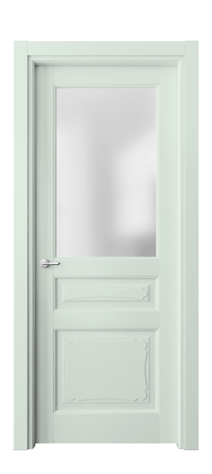 Дверь межкомнатная Toscana Elegante 6324 Бук белоснежный Сатинированное стекло Гладкий наличник ББЛ Цена 6600 Br Наличники уже входят в базовый комплект. Фабрика дверей Волховец 8 (800) 551 43 19 Межкомнатная дверь Toscana Elegante 6324 Бук белоснежный Сатинированное стекло Цена 6600 Br | Volhovec