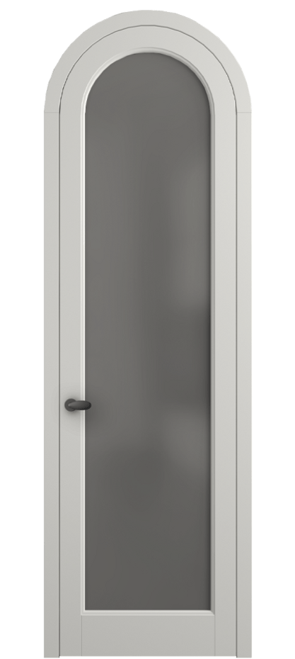 Межкомнатная дверь Palazzo 6814 Матовый серый Сатинированное серое стекло, триплекс Цена 6700 Br | Volhovec