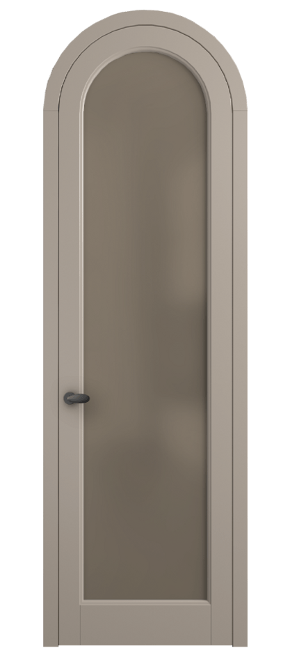 Межкомнатная дверь Palazzo 6814 Матовый бисквитный Сатинированное бронзовое стекло, триплекс Цена 6700 Br | Volhovec