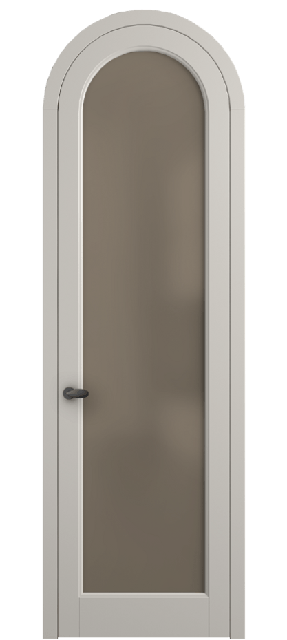 Межкомнатная дверь Palazzo 6814 Матовый облачно-серый Сатинированное бронзовое стекло, триплекс Цена 6700 Br | Volhovec