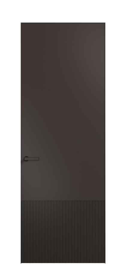 Межкомнатная дверь Velvet 8202 Матовый антрацит. Цена 3500  | Volhovec