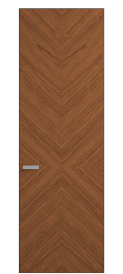 Дверь межкомнатная Rift АКП 0205 Орех медный матовый рифт  Скрытый короб Черный Цена 5100 Br Наличники уже входят в базовый комплект. Фабрика дверей Волховец 8 (800) 551 43 19 Межкомнатная дверь Rift АКП 0205 Орех медный матовый рифт  Цена 5100 Br | Volhovec