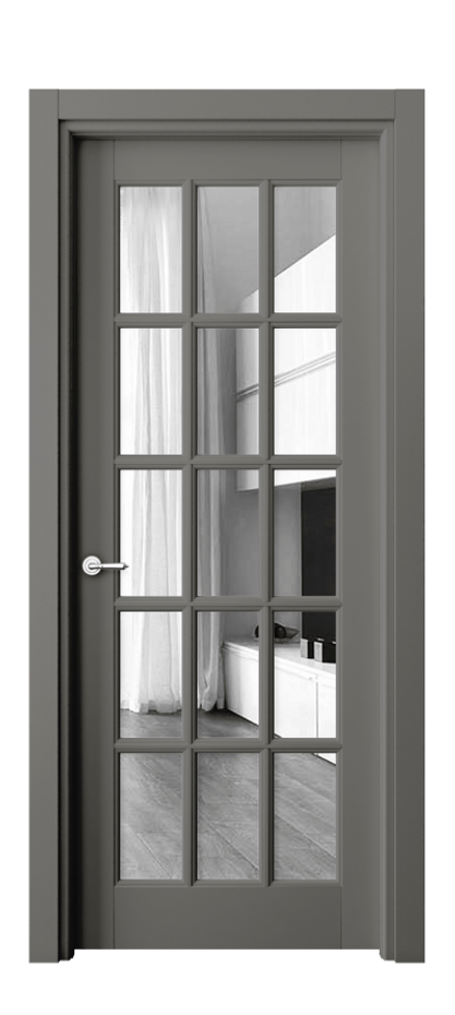 Дверь межкомнатная Toscana Grigliato 6311 Бук классический серый Двустороннее зеркало, триплекс, 6 мм Гладкий наличник БКЛС Цена 4731 Br Наличники уже входят в базовый комплект. Фабрика дверей Волховец 8 (800) 551 43 19 Межкомнатная дверь Toscana Grigliato 6311 Бук классический серый Двустороннее зеркало, триплекс, 6 мм Цена 4731 Br | Volhovec