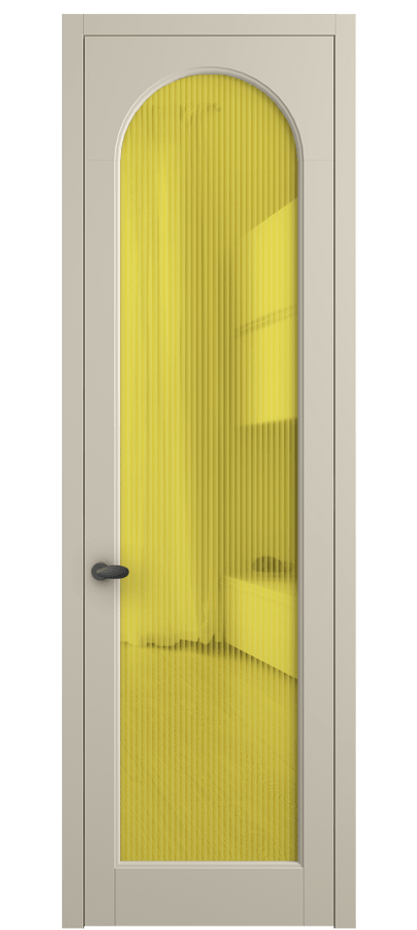 Дверь межкомнатная Palazzo 6804 Матовый бежево-серый Рифлёное жёлтое стекло "Moru", триплекс, 8 мм 0536 МБСР Цена 5300 Br Наличники уже входят в базовый комплект. Фабрика дверей Волховец 8 (800) 551 43 19 Межкомнатная дверь Palazzo 6804 Матовый бежево-серый Рифлёное жёлтое стекло "Moru", триплекс, 8 мм Цена 5300 Br | Volhovec