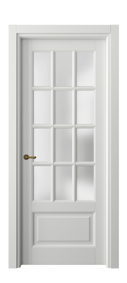 Межкомнатная дверь Toscana Grigliato 6313 Бук светло-серый Сатинированное стекло Цена 6110 Br | Volhovec