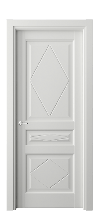 Межкомнатная дверь Тоскана Ромбо 6345 Матовый светло-серый  Цена 5570 Br | Volhovec