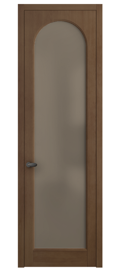 Межкомнатная дверь Palazzo 6804 Бук тёмный матовый Сатинированное бронзовое стекло, триплекс Цена 6500 Br | Volhovec