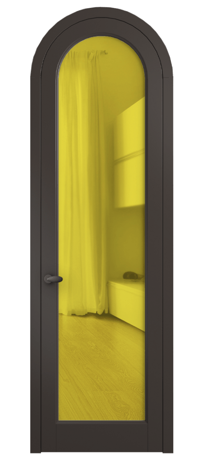 Дверь межкомнатная Palazzo 6814 Матовый антрацит Прозрачное жёлтое стекло, триплекс 0536R МАН Цена 6700 Br Наличники уже входят в базовый комплект. Фабрика дверей Волховец 8 (800) 551 43 19 Межкомнатная дверь Palazzo 6814 Матовый антрацит Прозрачное жёлтое стекло, триплекс Цена 6700 Br | Volhovec