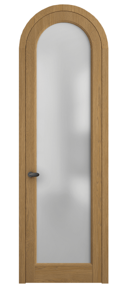 Межкомнатная дверь Palazzo 6814 Дуб солнечный матовый Сатинированное стекло Цена 11000 Br | Volhovec