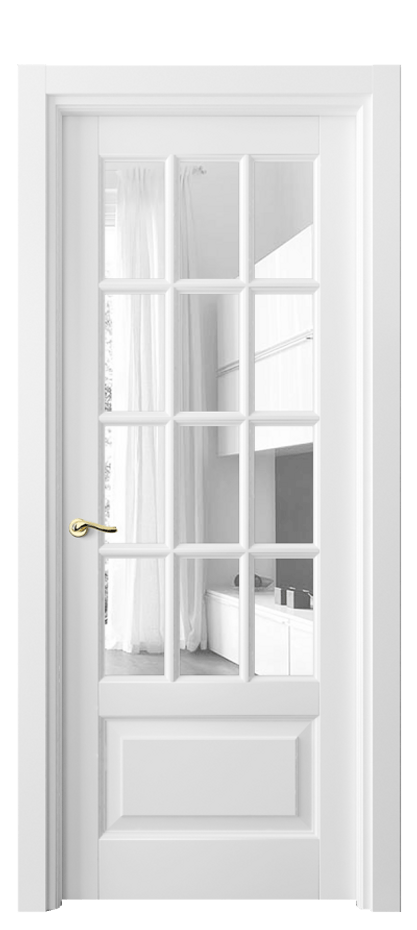 Дверь межкомнатная Лигнум 0728 Матовый белоснежный Прозрачное стекло Гладкий наличник МБЛ Цена 6160 Br Наличники уже входят в базовый комплект. Фабрика дверей Волховец 8 (800) 551 43 19 Межкомнатная дверь Лигнум 0728 Матовый белоснежный Прозрачное стекло Цена 6160 Br | Volhovec