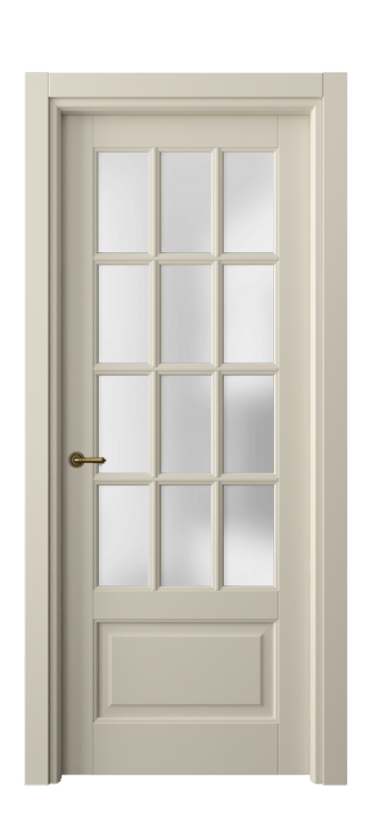 Межкомнатная дверь Toscana Grigliato 6313 Бук бежево-серый Сатинированное стекло Цена 4600 Br | Volhovec