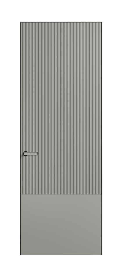 Дверь межкомнатная Velvet АКП 8203 Матовый нейтральный серый. Скрытый короб Черный Цена 3800 . Фабрика дверей Волховец 8 (800) 551 43 19 Межкомнатная дверь Velvet АКП 8203 Матовый нейтральный серый. Цена 3800 | Volhovec