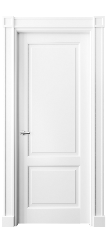 Межкомнатная дверь Тоскана Плано 6303 Матовый белоснежный  Цена 7240 Br | Volhovec