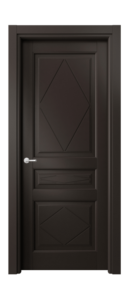 Межкомнатная дверь Тоскана Ромбо 6345 Матовый антрацит  Цена 5610 Br | Volhovec