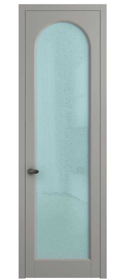 Дверь межкомнатная Палаццо 6804 Матовый нейтральный серый Фактурное голубое стекло "Лёд", триплекс 0536 МНСР Цена 5500 Br Наличники уже входят в базовый комплект. Фабрика дверей Волховец 8 (800) 551 43 19 Межкомнатная дверь Палаццо 6804 Матовый нейтральный серый Фактурное голубое стекло "Лёд", триплекс Цена 5500 Br | Volhovec