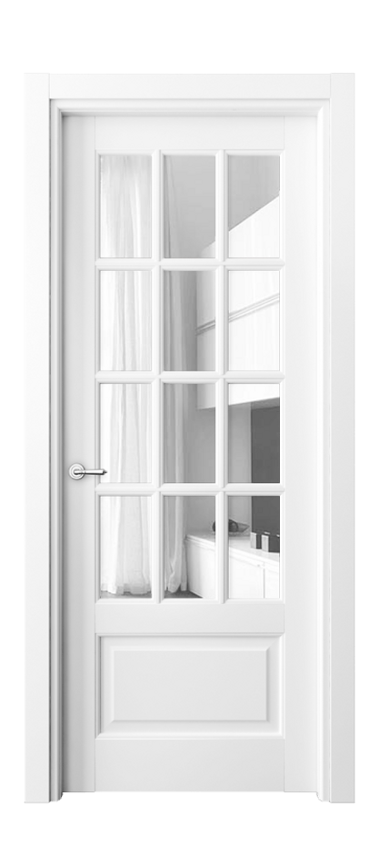 Дверь межкомнатная Тоскана Грильято 6313 Матовый белоснежный Прозрачное стекло Гладкий наличник МБЛ Цена 5980 Br Наличники уже входят в базовый комплект. Фабрика дверей Волховец 8 (800) 551 43 19 Межкомнатная дверь Тоскана Грильято 6313 Матовый белоснежный Прозрачное стекло Цена 5980 Br | Volhovec