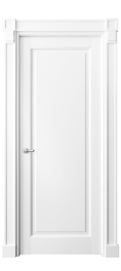 Межкомнатная дверь Тоскана Плано 6301 Матовый белоснежный  Цена 7400 Br | Volhovec