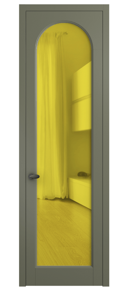 Дверь межкомнатная Palazzo 6804 Матовый оливковый тёмный Прозрачное жёлтое стекло, триплекс 0536 МОТ Цена 5200 Br Наличники уже входят в базовый комплект. Фабрика дверей Волховец 8 (800) 551 43 19 Межкомнатная дверь Palazzo 6804 Матовый оливковый тёмный Прозрачное жёлтое стекло, триплекс Цена 5200 Br | Volhovec