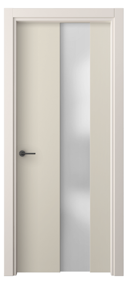 Межкомнатная дверь Фридом 4226 ПЭТ светло-бежевый Сатинированное стекло Цена 1700 Br | Volhovec