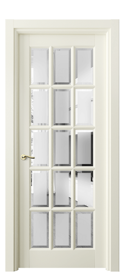 Дверь межкомнатная Лигнум 0708 Матовый молочно-белый Сатинированное стекло с фацетом Гладкий наличник ММБ Цена 6430 Br Наличники уже входят в базовый комплект. Фабрика дверей Волховец 8 (800) 551 43 19 Межкомнатная дверь Лигнум 0708 Матовый молочно-белый Сатинированное стекло с фацетом Цена 6430 Br | Volhovec