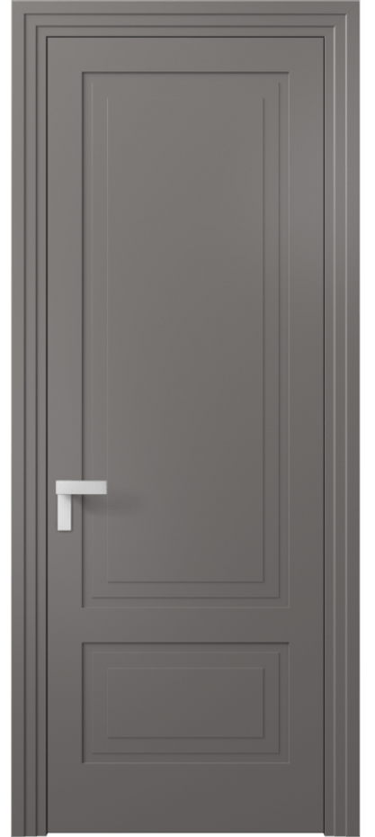 Межкомнатная дверь Rocca АКП 8341 Матовый классический серый  Цена 4300 Br | Volhovec