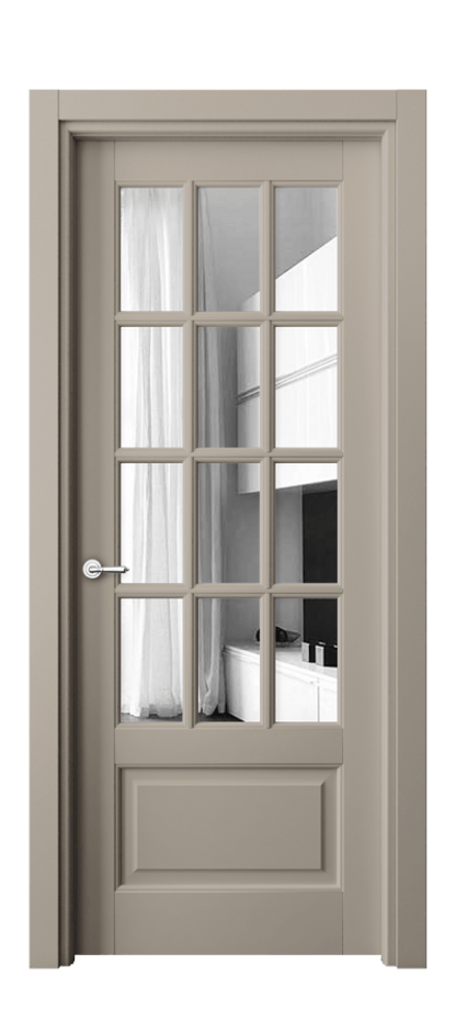 Межкомнатная дверь Toscana Grigliato 6313 Бук бисквитный Двустороннее зеркало, триплекс Цена 4731 Br | Volhovec